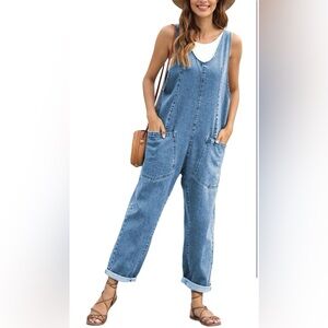 Blue Denim Jumpsuit